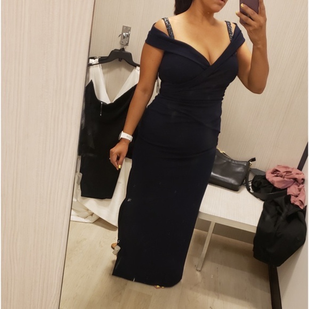 LAUREN by Ralph Lauren Navy blue dress from Macy’s - Picture 2 of 3
